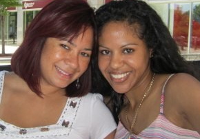 Amy Ortiz and Delen Arts editor, María V. Luna